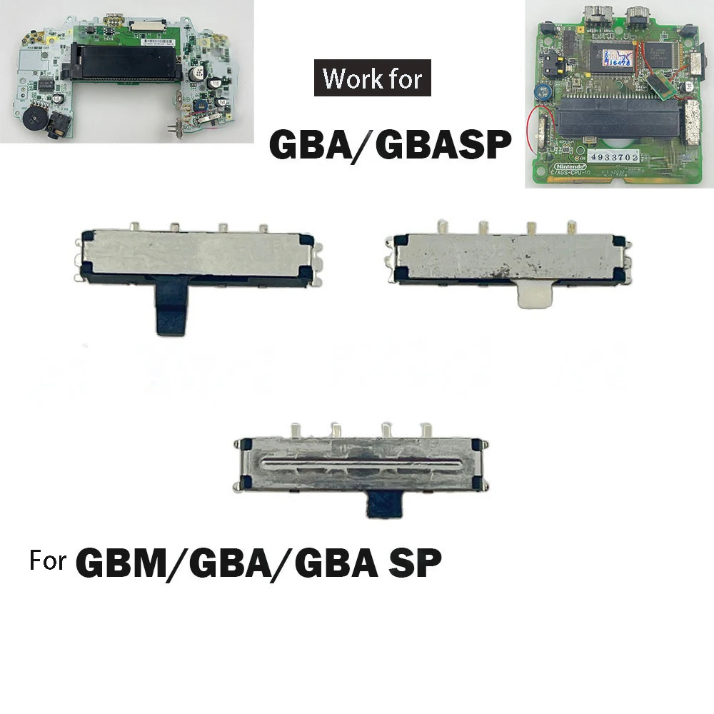 Botão Liga/Desliga para GBA SP GBM, Botão de Energia para Console de Jogos Gameboy Advance Game Boy Micro, Peça de Reparo