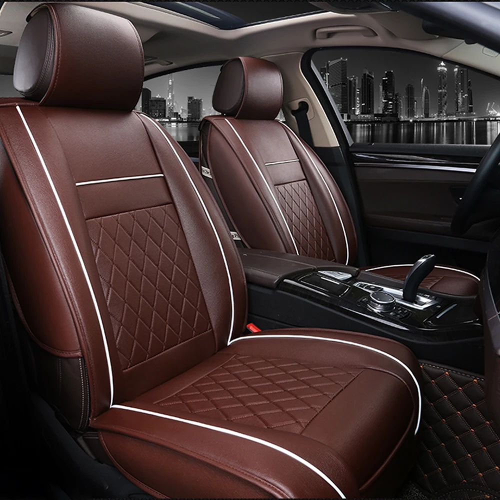 Leather Auto Car Baby Seat Cover Set For baic bj40 Plus bj80 d20 ec3 Eu5 eu7 ev ex5 ex360 m20 mz45 s3 x25 x35 x55 x7 Electric