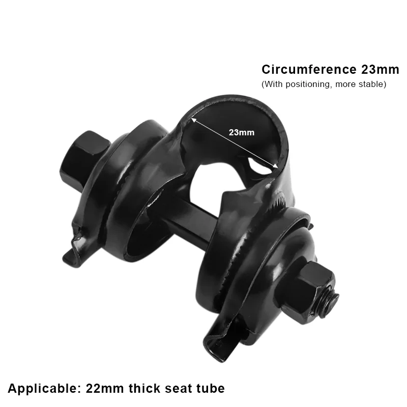 자전거 안장 쿠션 마운트 클립 퀵 릴리스 고정 클램프 22.2mm 금속 클램핑 링 자전거 시트 포스트 클램프 사이클링 액세서리