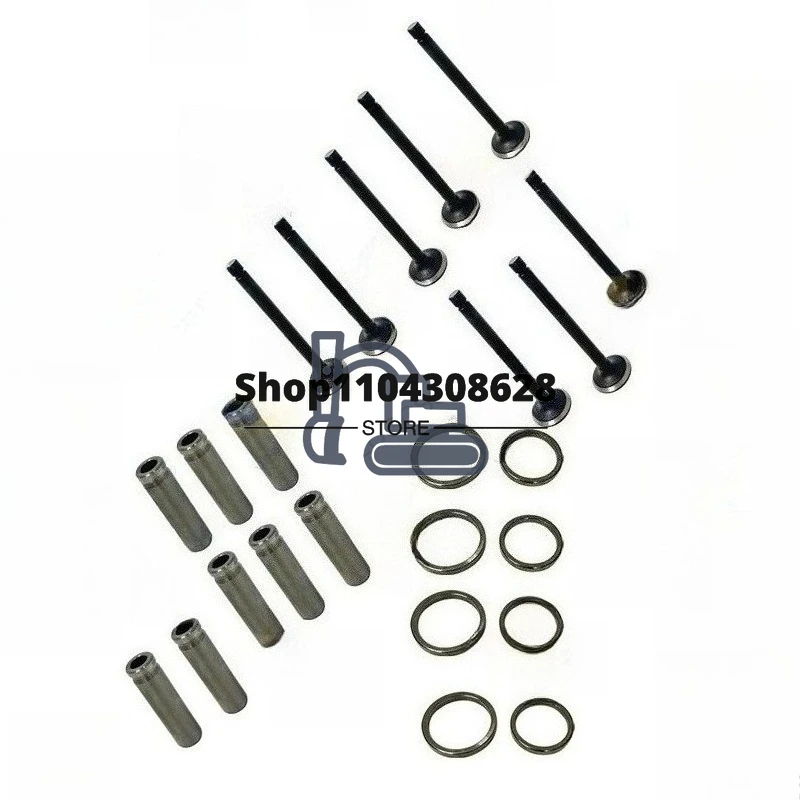 S4S Vavle Kit for Engine Intake Exhaust Valve with Seat Guide Overhaul Rebuild Kit