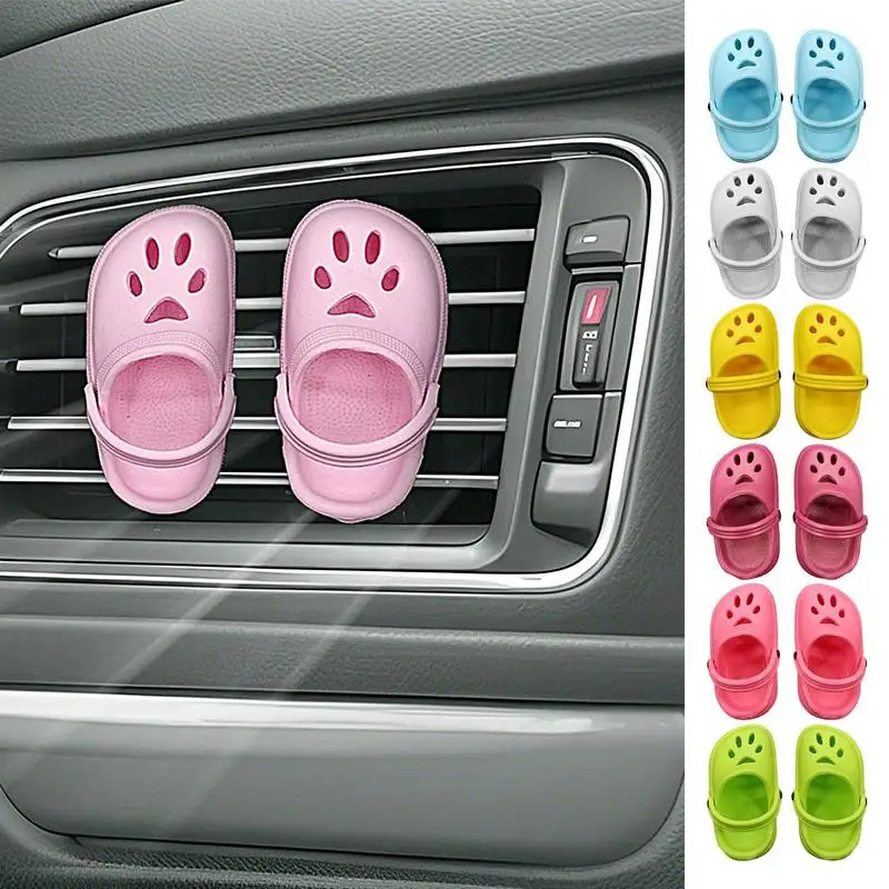 Car Air Vent Clips Decoration Air Vent Perfume Clip Hole Shoe Decor Vehicle Interior Decoration With Cleverly Designed Claw