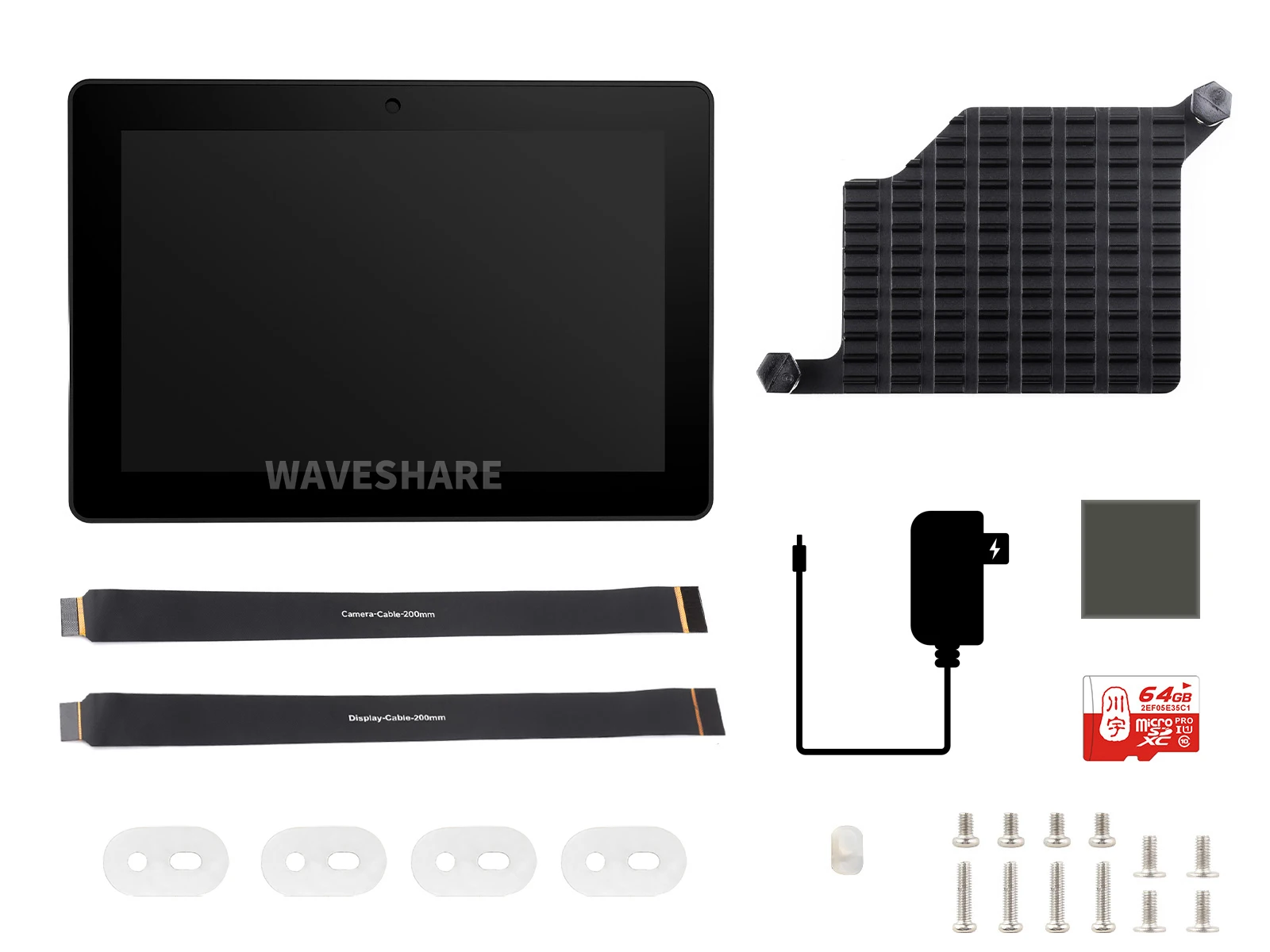 PI5-HMI-080C-ACCE,Without Raspberry Pi 5,8inch Industrial HMI All-in-one Touch Display For Raspberry Pi 5,With Case