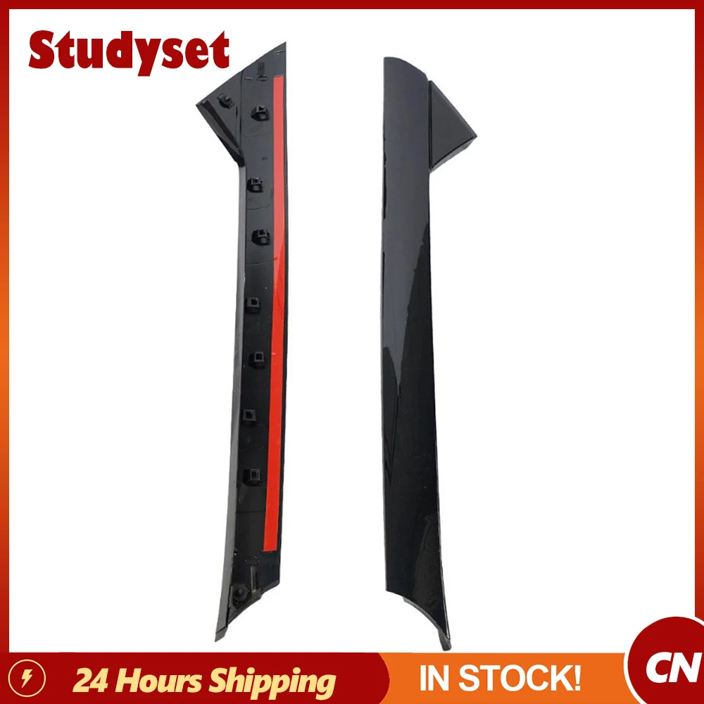 

1 Pair Windshield Pillar Outer Trim Car Windshields Exterior Trim Panel Bb5z-7803136/7 Compatible For Ford