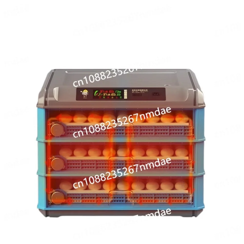 

Fully Automatic Power Incubator Chicken Drum Automatic Duck Pigeon Quail Incubator 128/256 Dual Voltage Large Capacity Incubator