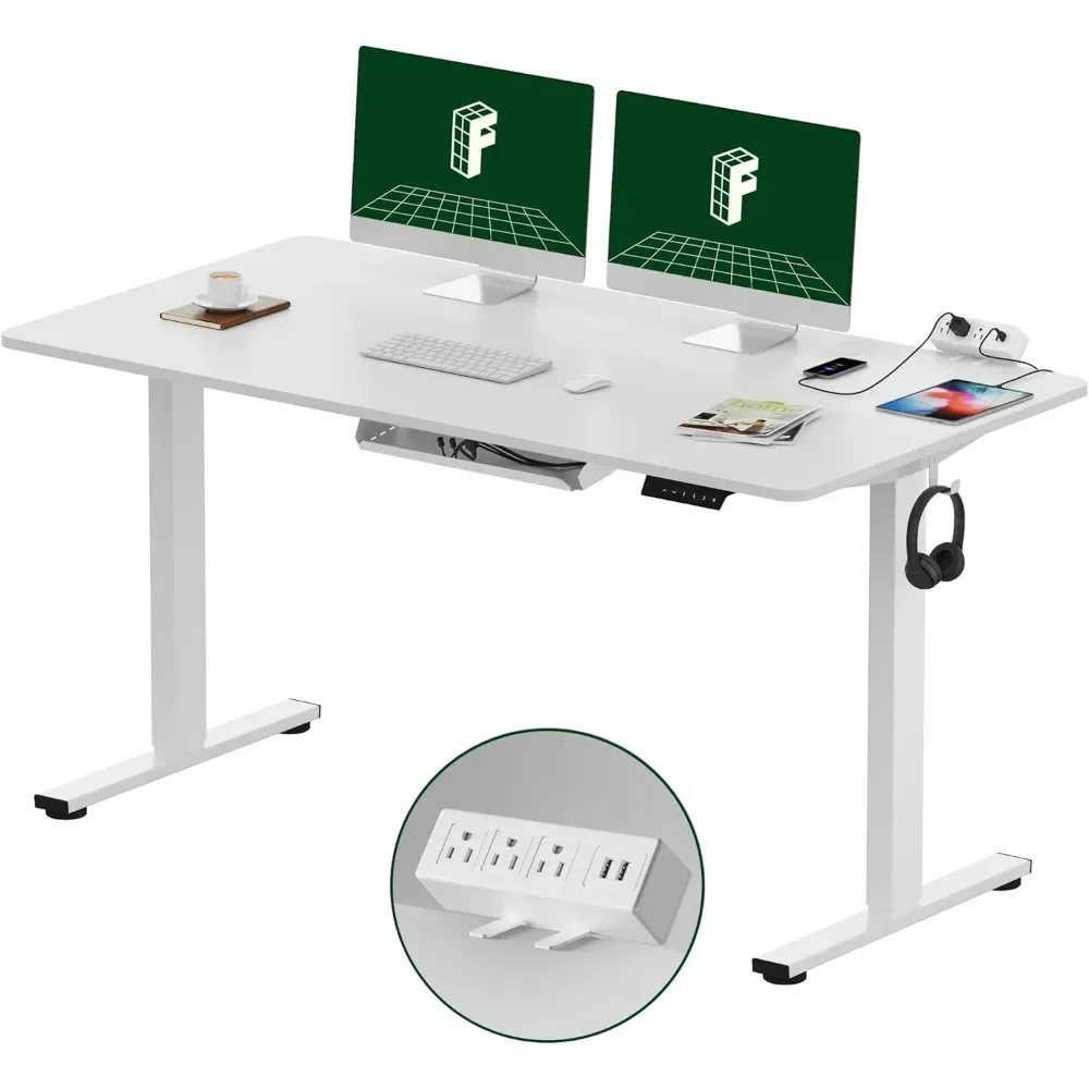 Large Stand Up Desk,Whole-Piece Desk Computer Workstation Height Adjustable Standing Desk