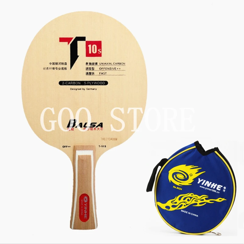 

Original Galaxy Yinhe T10S T-10S Cypress Balsa Carbon Table Tennis Blade for Ping Pong