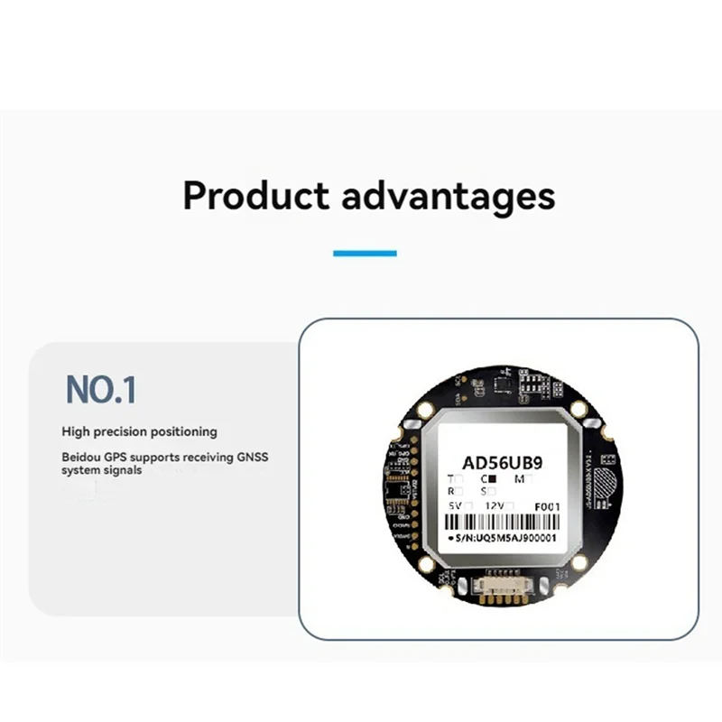 

-MEOF AD56UB9 GPS Module For Beidou+GPS Four-Mode Positioning Module Built-In Electronic Compass For FPV Flight Control