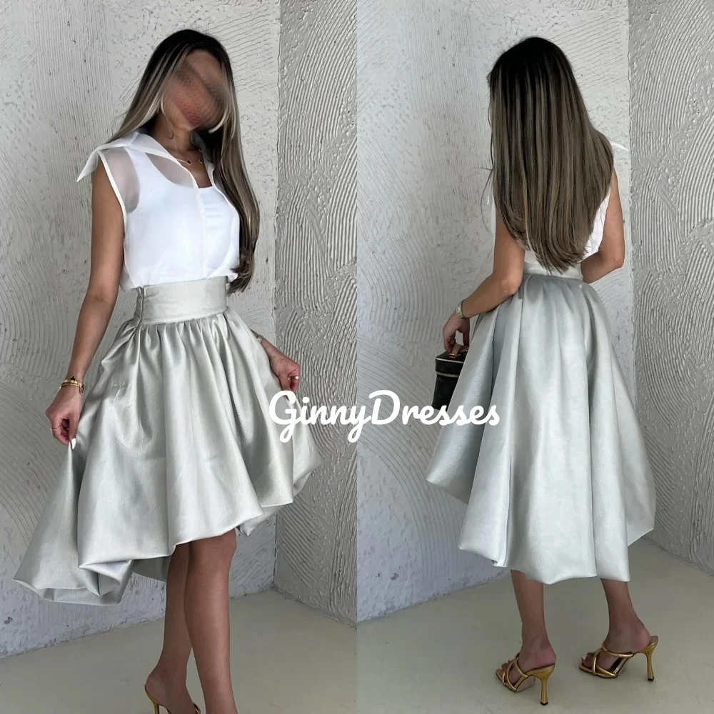 

فساتين سهرة Элегантные и красивые женские платья трапециевидной формы с v-образным вырезом для выпускного вечера длиной до колена на молнии без рукавов