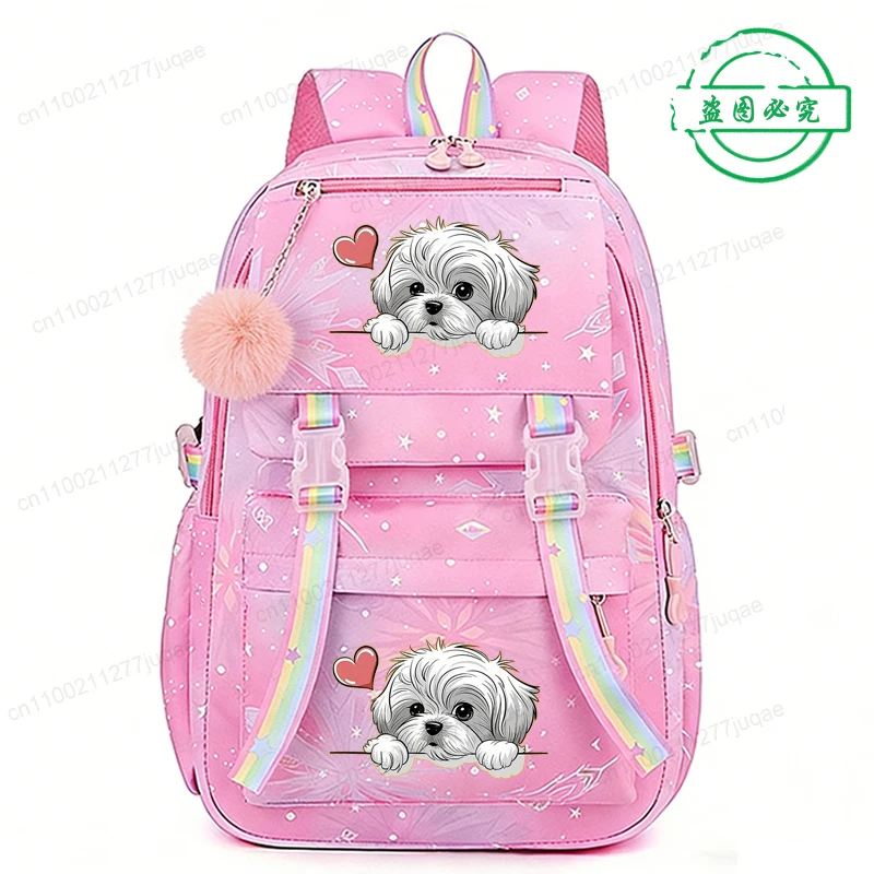 

Mochila Funny Dog Anime Backpack Girls Boys Children Rucksack Casual School Bags Anime Cartoon Bagpack Travel Backpacks Gift