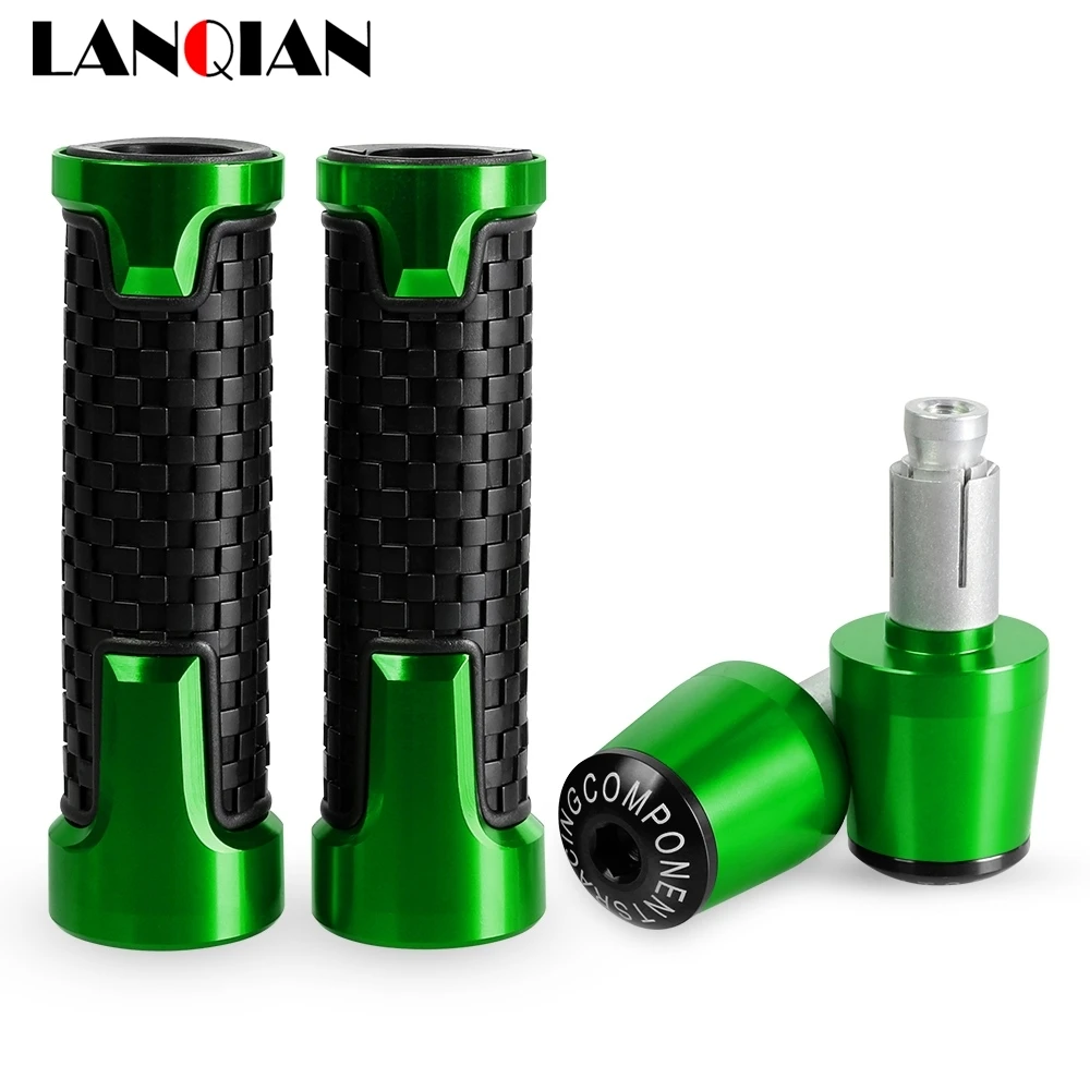 

Motorcycle 7/8'' 22mm handlebar grips ends handle bar Anti-skid grip end FOR KAWASAKI ER6N ER-6N 2006-2013 2014 2015 2016 2017