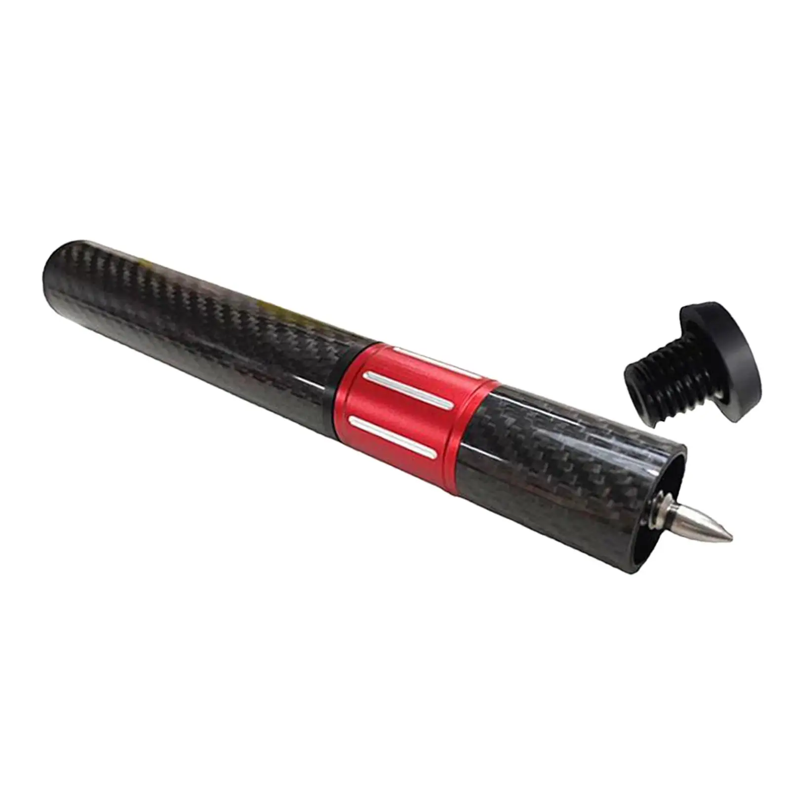 

Snooker Cue Stick with Bumper Cue End Extender Adapter Billiards Pool Cue Extension for Player Practice Beginners Entertainment