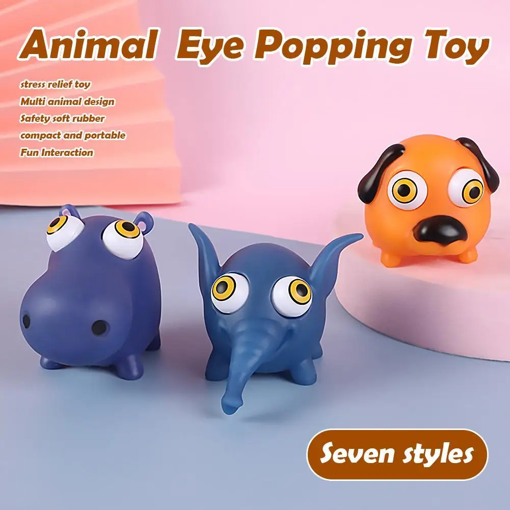 

Игрушки-антистресс в виде животных с большими глазами: забавный подарок для снятия стресса и декомпрессии
