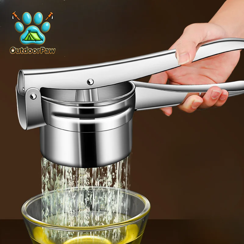 Manual Juicer Squeezer 304 Stainless Steel Large Lemon Clip Orange Pomegranate Juice Potato Garlic Paste Squeeze Water