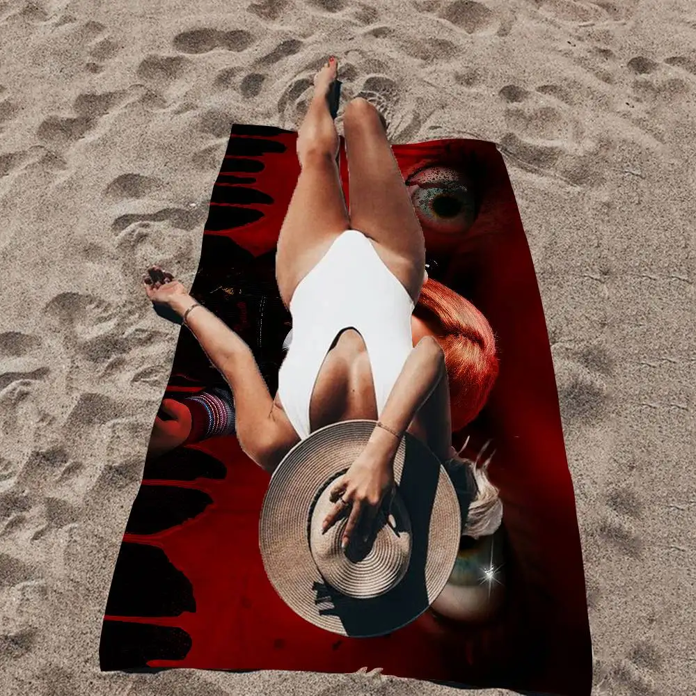 Classic Chucky Horror Movie Anime Beach Swimming Towel Soft Absorbent Washcloth Children's Gifts For Kids Travel Camping Gym