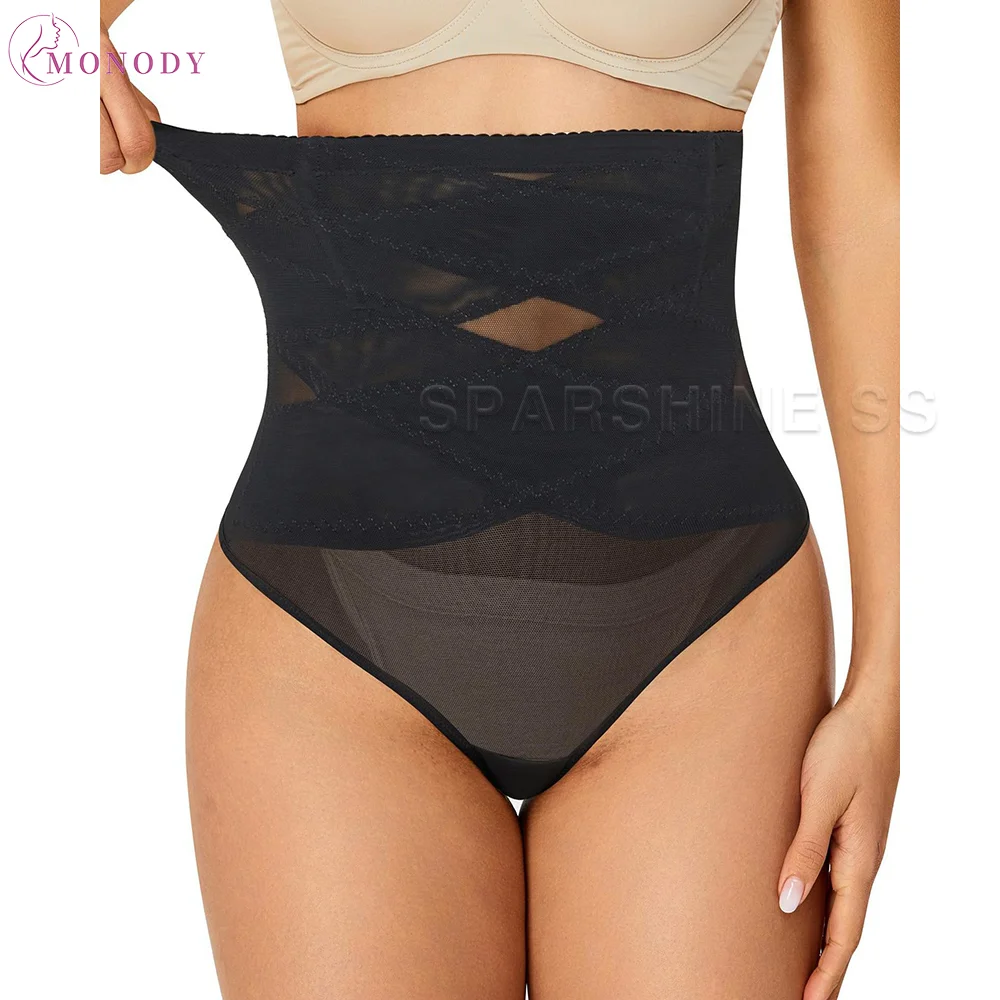 

Fajas Women Cross High Waist Shaping Briefs Flat Belly Waist Trainer Body Shaper Seamless Underwear Slimming Shapewear