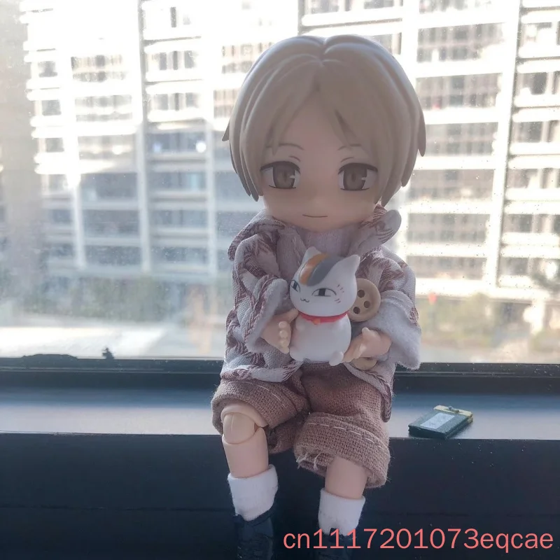 Ob11 Doll Bjd 12 Scale Full Set Natsume Yuujinchou Anime Movable Figure With Replaceable Face Decor Anime Doll Gift Collect Toys