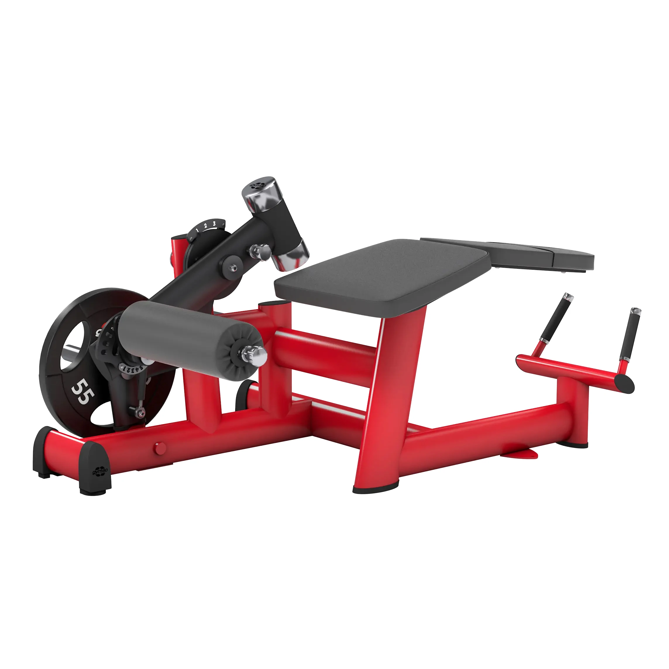 Kingace Steel Prone Leg Curl Machine Safety-First Horizontal Plate Loaded Gym Equipment for Shoulder Bodybuilding Training for