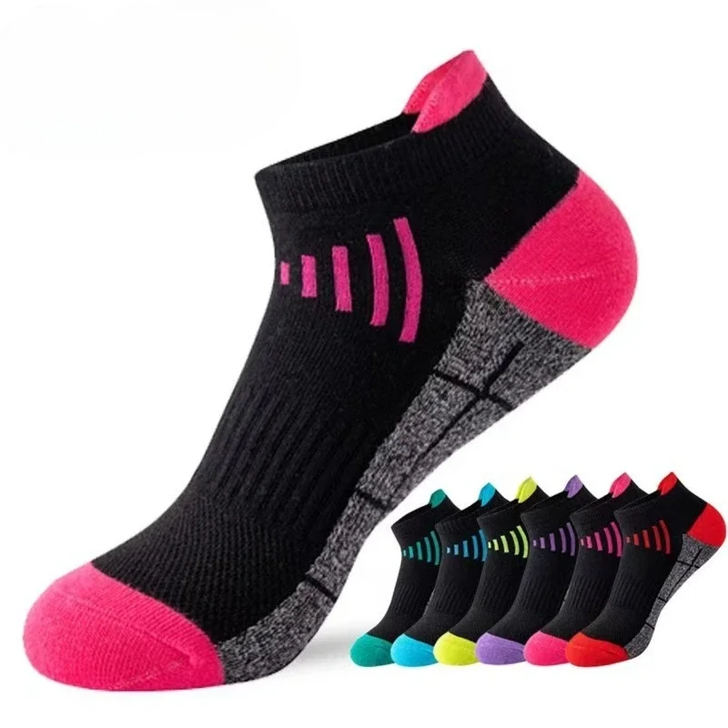 6 paires de chaussettes de sport respirantes coupe basse pour hommes et femmes, absorbant la sueur, anti-odeur, chaussettes fines décontractées pour la course à pied, pour l'entraînement quotidien en salle de sport