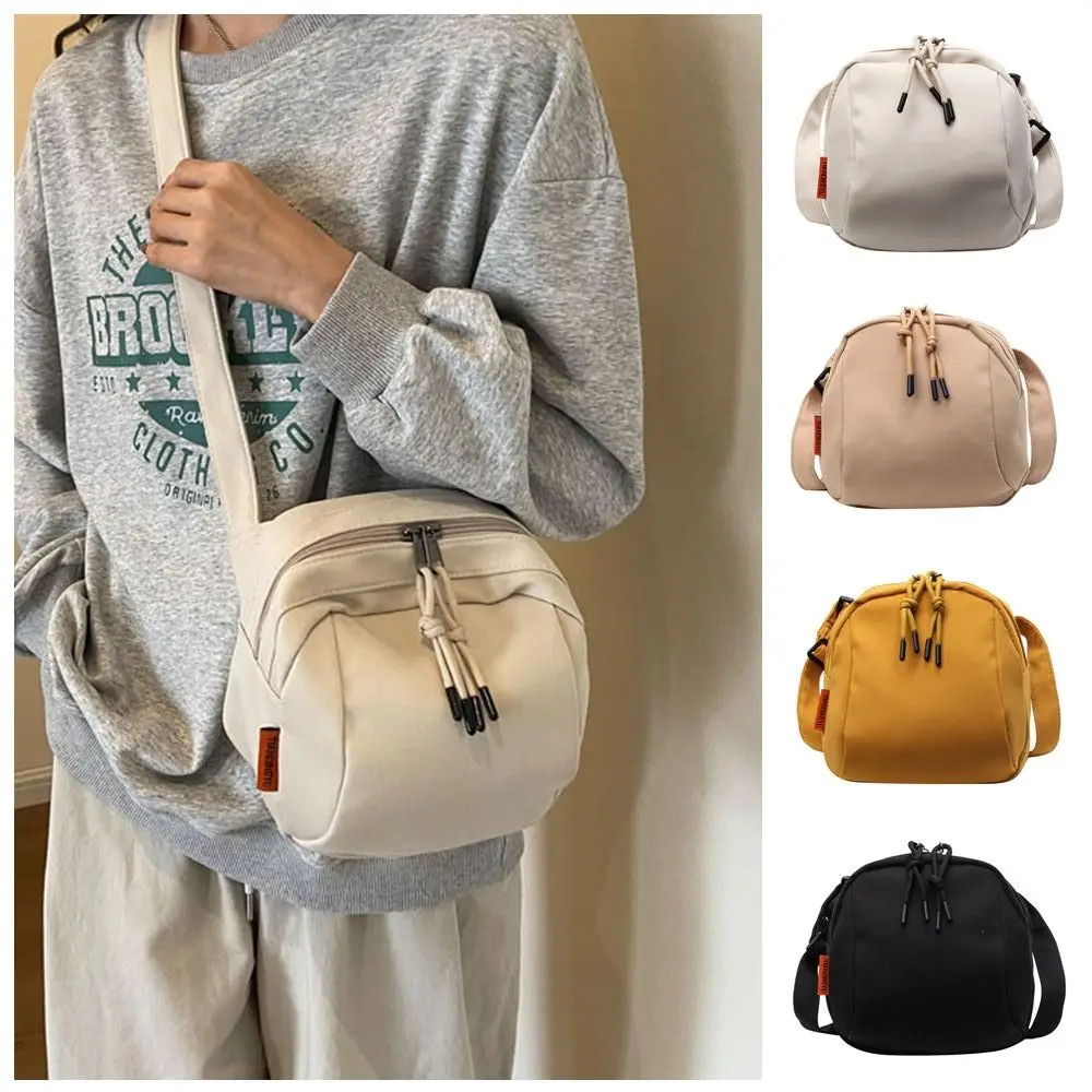 

Cool Shoulder Bag Solid Nylon Bag Crossbody Bag Large Capcity Turtle Bag Solid Color Korean Style Simple Shell Bag Shopping