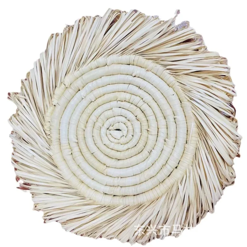 New Nordic B & B Home Furnishing Straw Wall Pendant Wall Decoration 7-piece Set