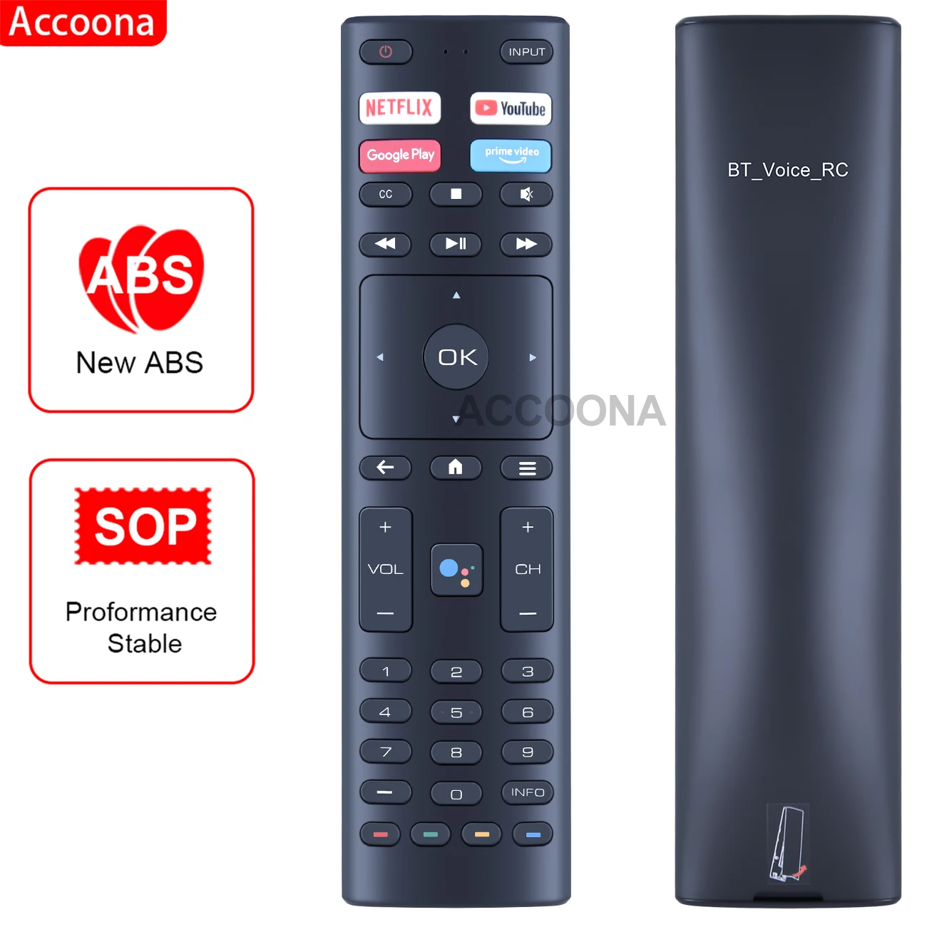 Voice remote control  KT1942A  for tesla sanshui konka JVC smart tv