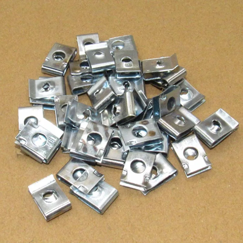

10/20/30/50pcs Car Motorcycle Scooter ATV Moped E-bike Plastic Cover Metal Retainer U-Type Clips