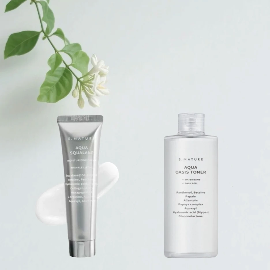 

S.NATURE Oasis Essence /Face Cream Moisturizes Locks Moisture Longlasting Effect Repairs Soothes Skin Reduces Redness Skincare