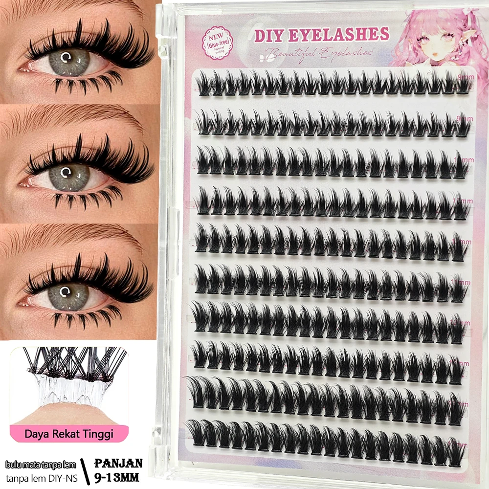 رموش أنلينيت ذاتية اللصق لا تح - مراجعة Eyelash Extension No 9 وسعره
