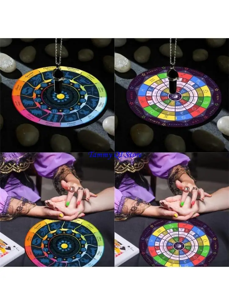 

F1FD Созвездия астрология маятники коврики Таротс резиновые таблицы столовая на столах