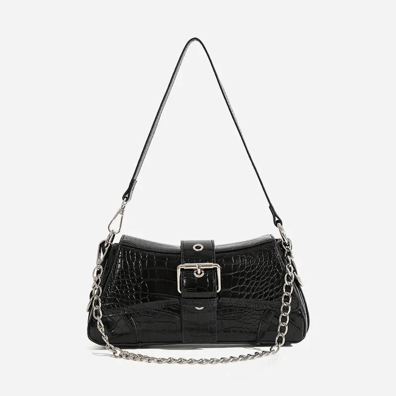 

Fashion Women Alligator Print Crocodile PU Leather Shoulder Bag Lady Female Handbag Flap Casual Crossbody Bags