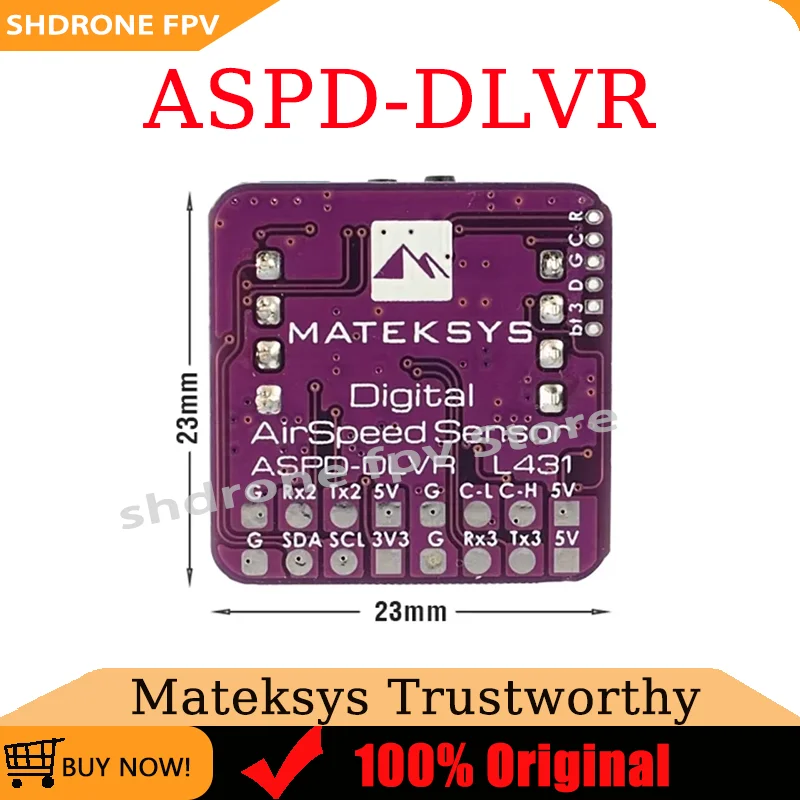 MATEKSYS ASPD-DLVR Digital AirSpeed sensor CAN&I2C Interface for Fixed-Wing QuadPlane VTOL Flight Controller