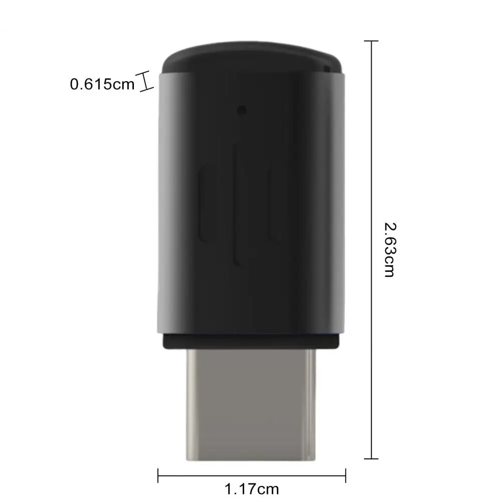 Wireless Infrared Remote Control Adapter Smart App Control Long Range Sleek Design Compatible with Type-C Devices