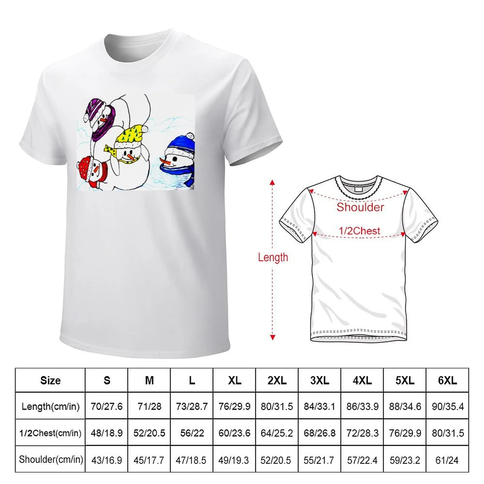 CHILLY, BLIZZARD, BRR AND PUDDLE T-Shirt animal prinfor boys graphics customizeds heavyweights mens white t shirts