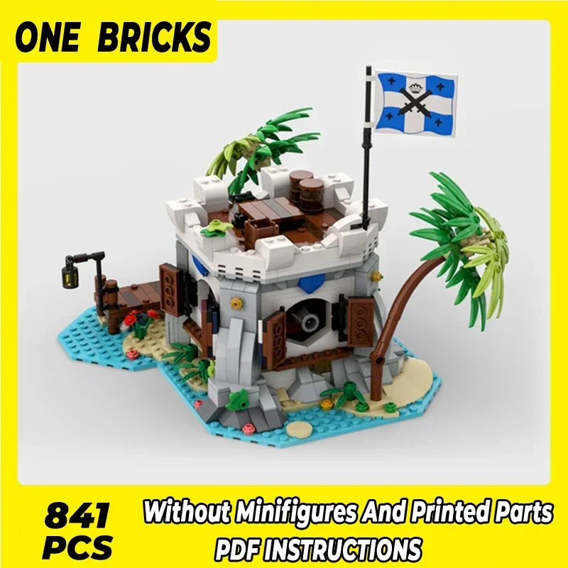 

Moc Building Blocks Military Series Naval Cannon Bay Technical Bricks DIY Assembly Construction Toys For Childr Holiday Gifts