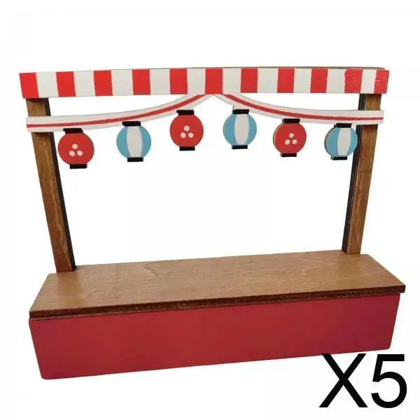 

Деревянный миниатюрный кукольный домик-киоск, модель в масштабе 1:12, аксессуары, мебель для домашнего декора