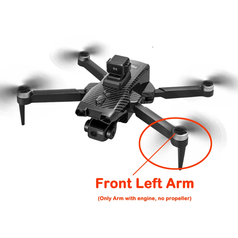 RG808 PRO GPS Drone Original Arm Spare Part RG808PRO Motor Arm Front / Rear Arm with Brushless Engine DIY Accessory
