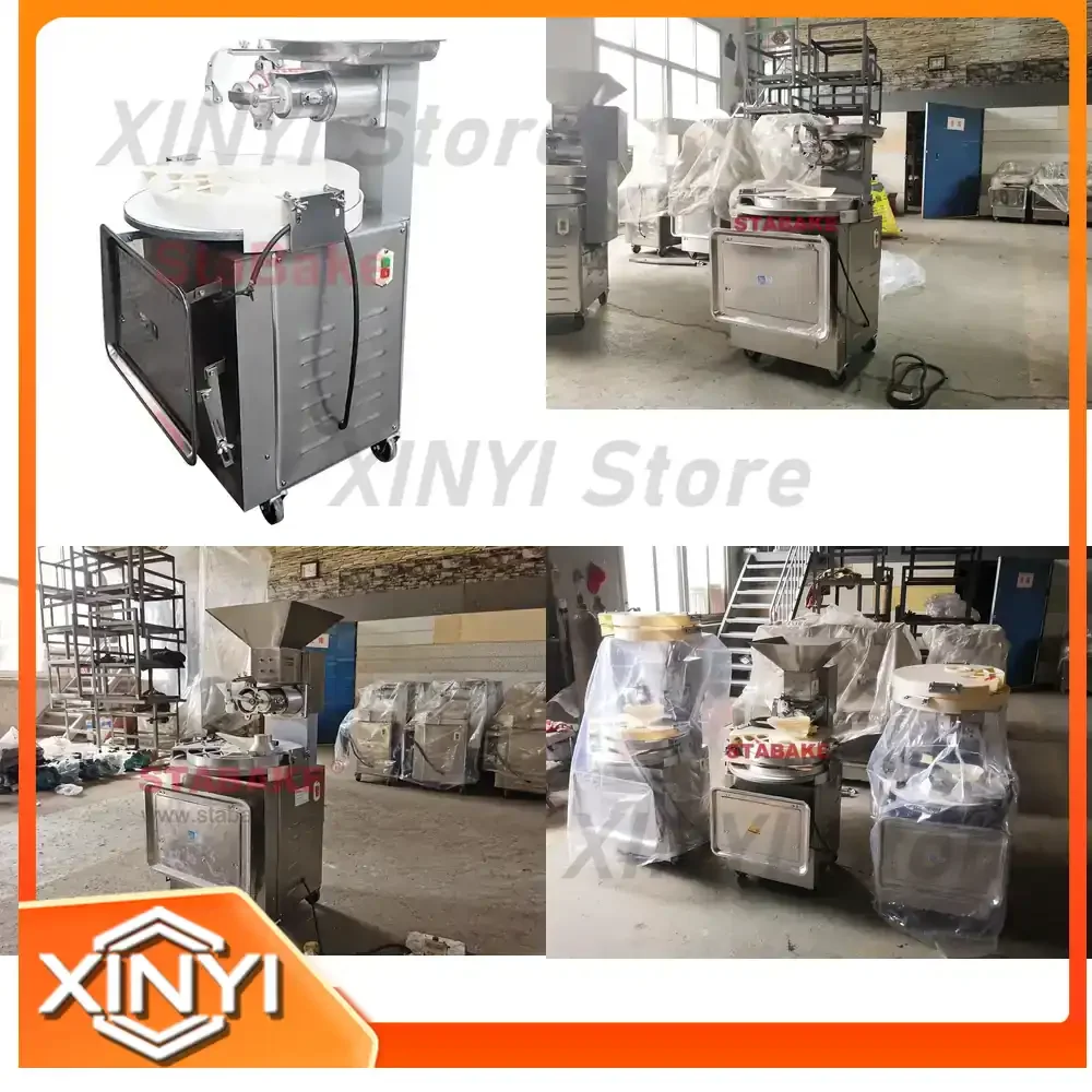 Bakery Dough Divider Rounder Machine and Pizza Dough Cutter Machine for Commercial Bakery Equipment for Dough Portioning and