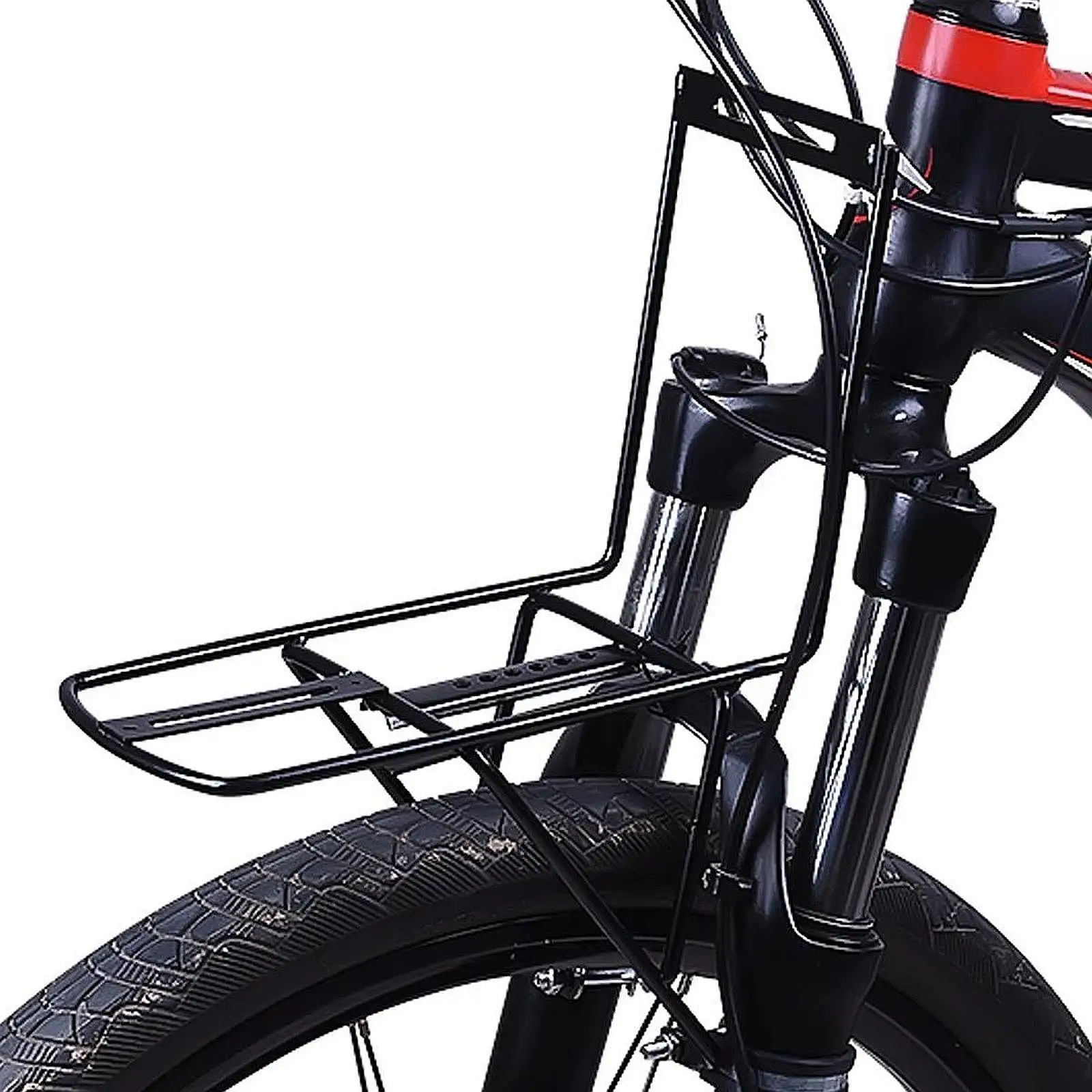 Fahrrad-Frontträger, Gepäckregal, Tragehalter, Ständer, Eisen, Gepäckträger, Kofferraumhalter für Langstrecken-Radfahren, Rennradfahren