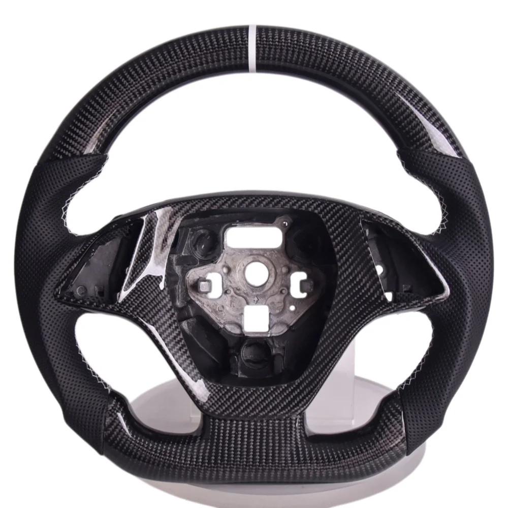 For Chevrolet Corvette C7 Camaro ZL1 2016 2017 2014 2015 Handmade Real Carbon Fiber Real Carbon Fiber Car Steering Wheel