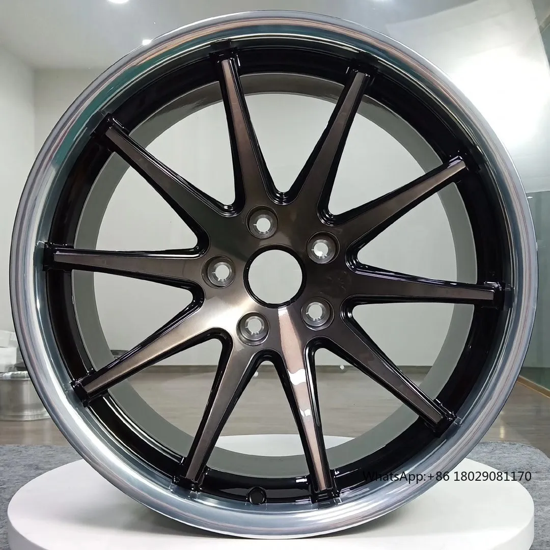 Roues de course concaves forgées en alliage, adaptées pour BMW, Audi, Mercedes Benz, Porsche, 5x108, 5x112, 5x114.3, 5x120, 18-22 pouces