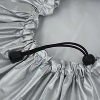 Blue Flamingo Shower Caps Large Adjustable Reusable Double-Layer Waterproof Bath Caps for Women Girls Braids SPA Long Hairs Care