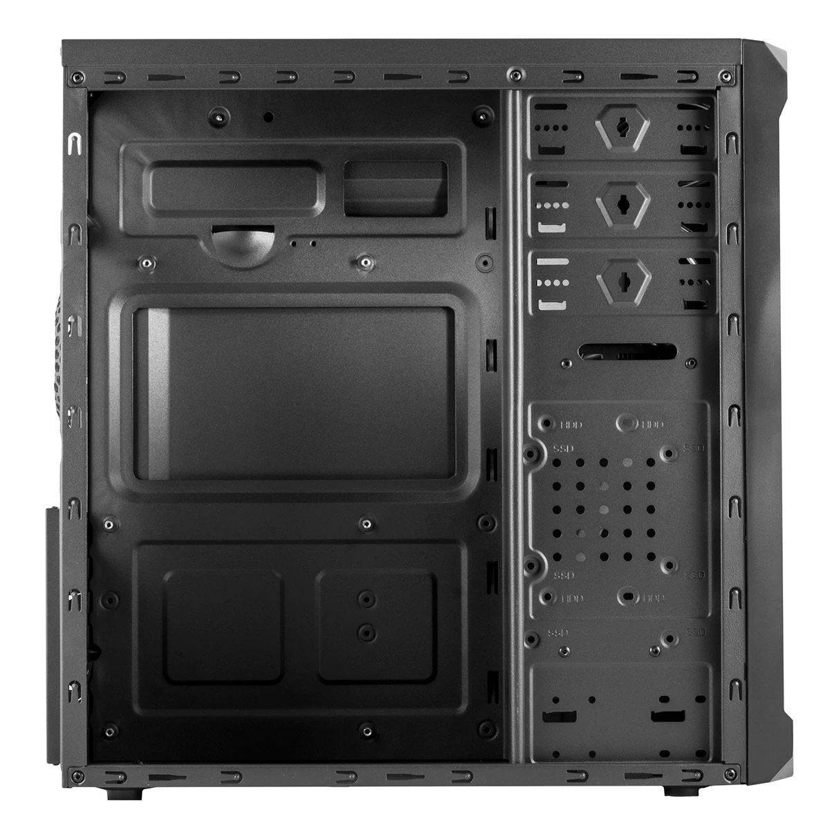 Computer fall Desktop PC Mid Tower Atx KORE USB 3,0 Schwarz-NOX