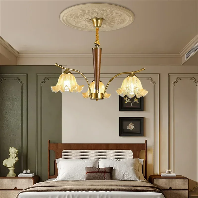 GISELLE Contemporary Pendent Lamp American Retro LED Living Room Restaurant Bedroom Study Villa Hotel Model Houses Chandelier