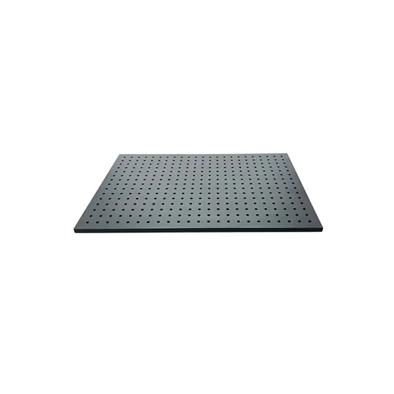 Solid Aluminum Optical Plates Precision Black M6 Tapped Mounting Holes Optical Flat Optical Breadboard