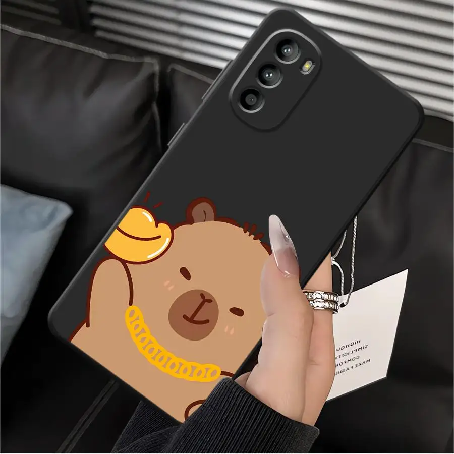 حافظة لهاتف Moto X30 Pro S30 Pro Edge 20 30 Capybara Cartoon Cute