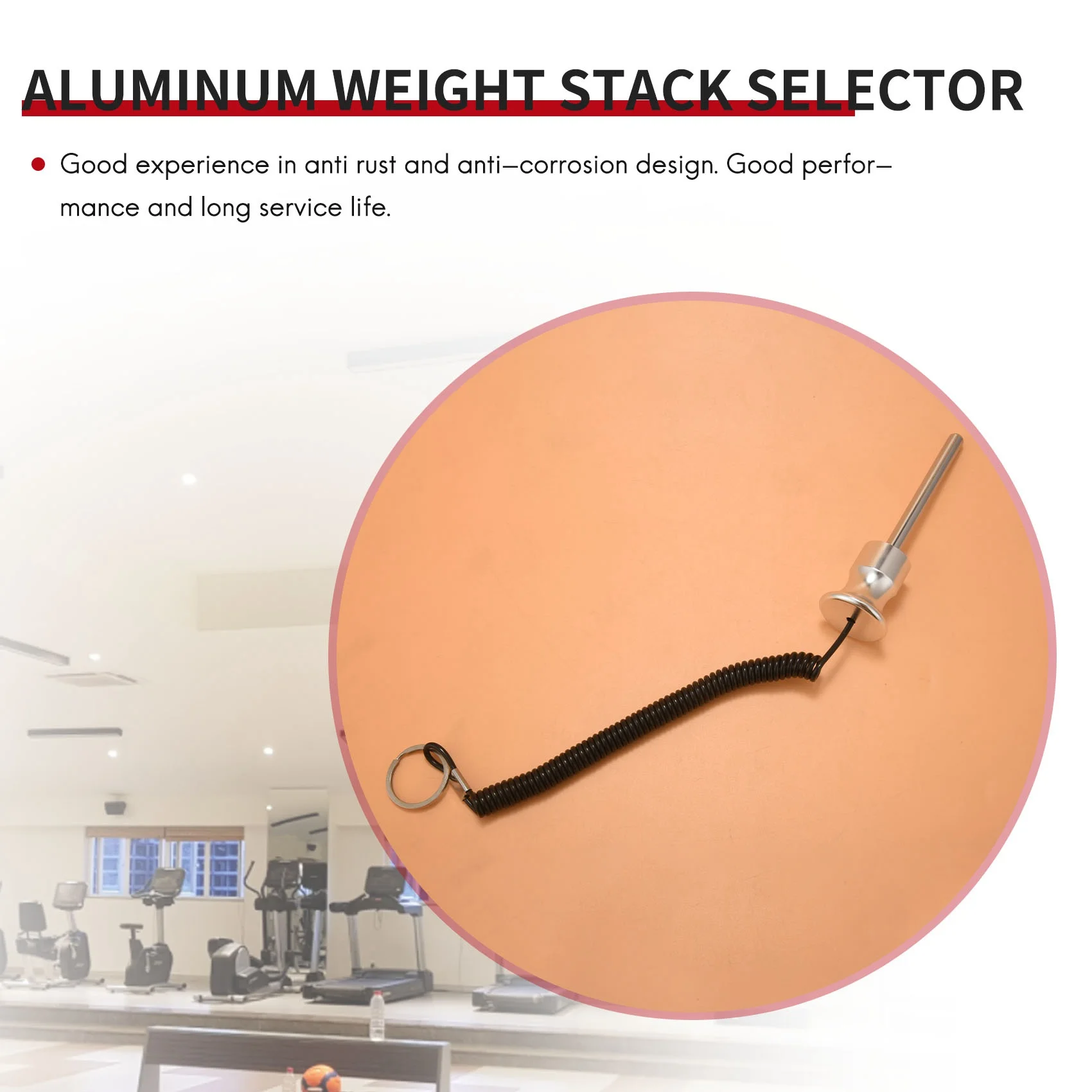 

Fitness Gym Weight Stack Selector Aluminum Magnetic Strength Training
