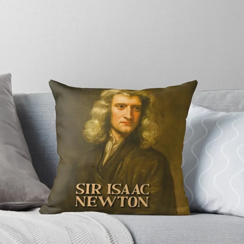 

Sir Isaac Newton Throw Pillow Room decorating items Luxury Sofa Cushions Christmas Pillow pillow