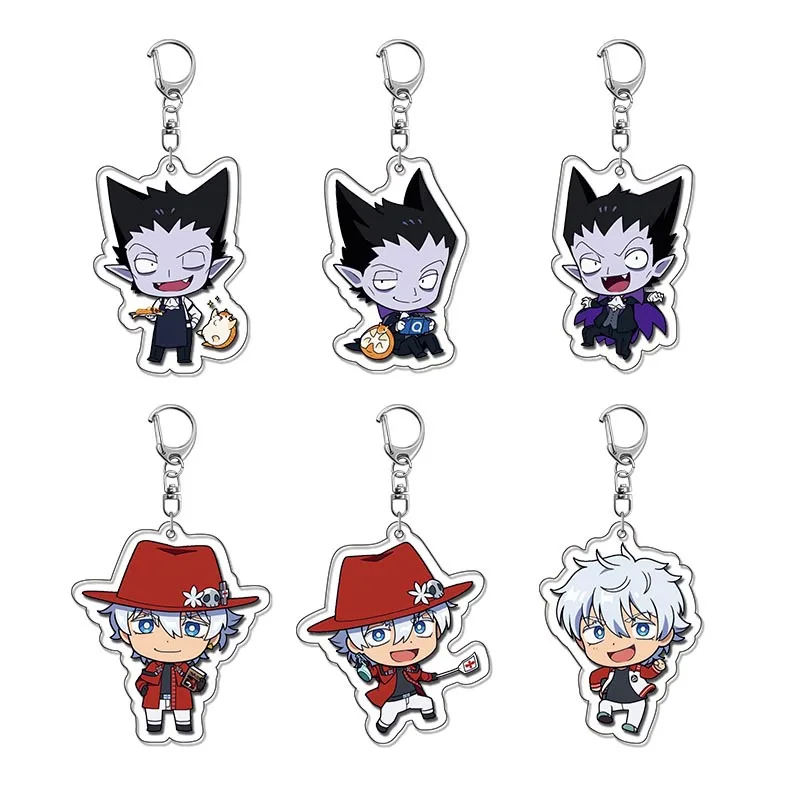 

The Vampire Dies in No Time Draluc Ronaldo Acrylic Keychain Character Key Ring Pendant Figure Key Ornament Hanging Kingring