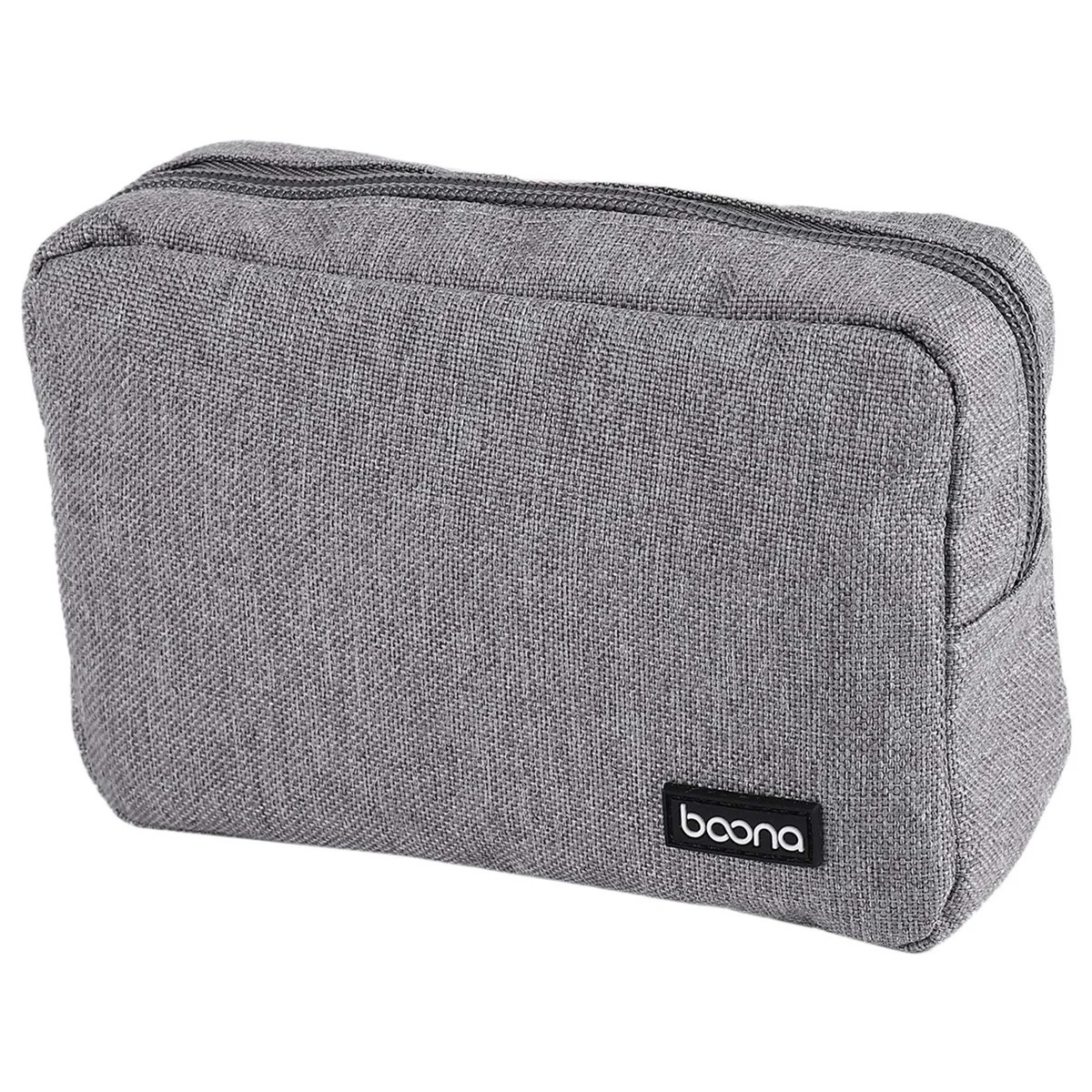 BOONA Portable Travel Storage Bag for Laptop Power Adapter Gray_BSH