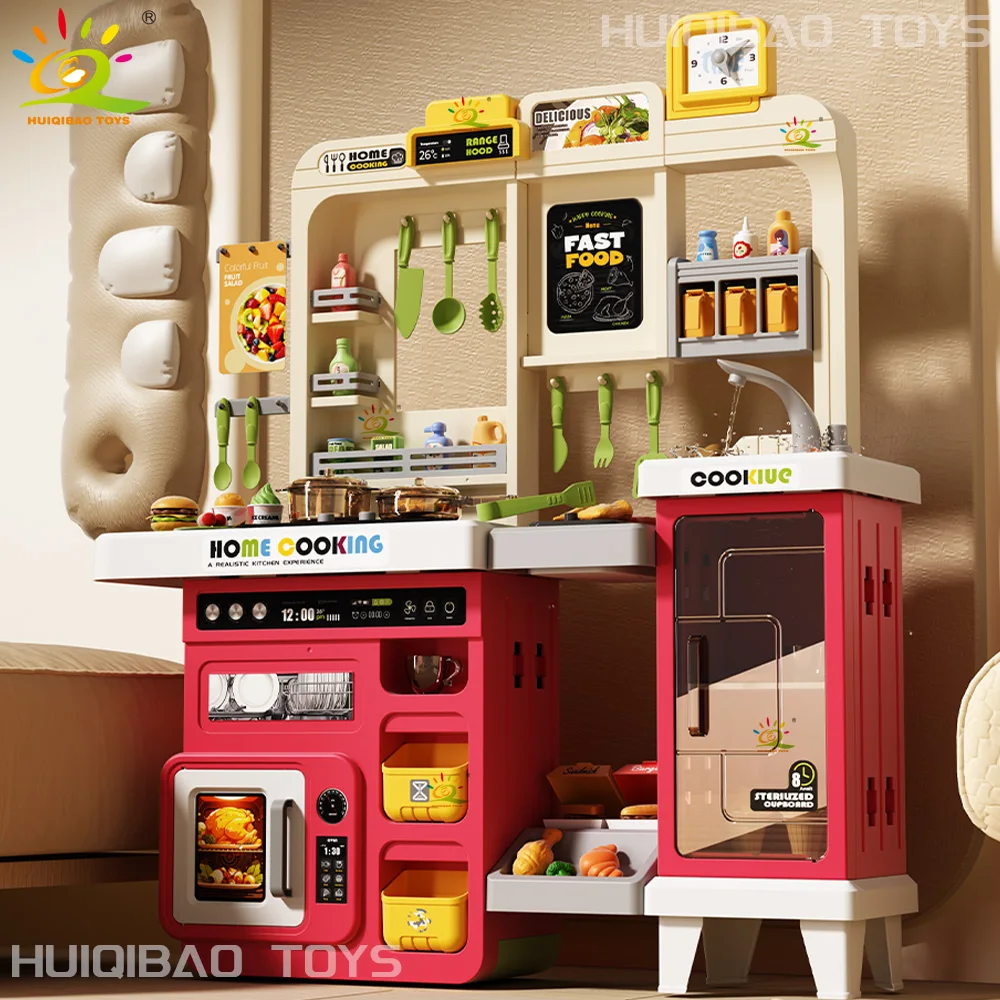 3in1ベビーキッチンおもちゃ食器洗いシンクグリル電気食器洗い機ごっこ遊び家事教育玩具子供向け